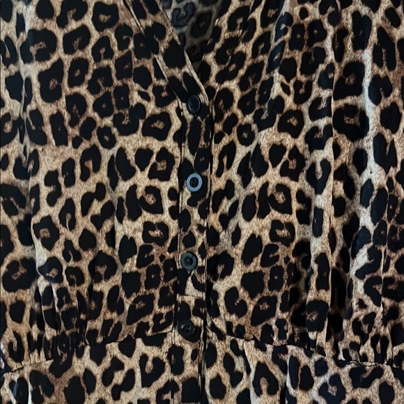 Torrid Leopard Print Short Sleeve Dress size 2 - Picture 2 of 2
